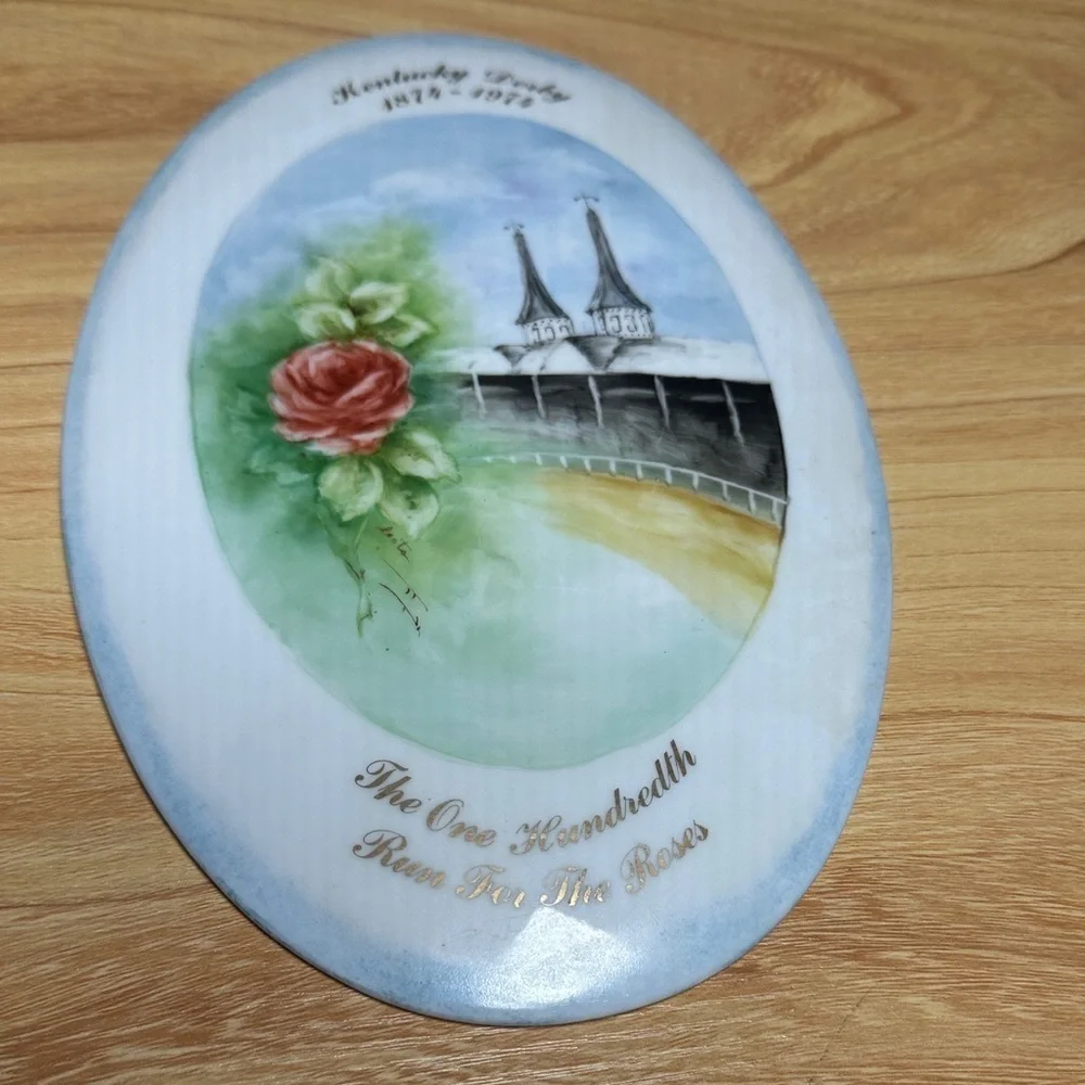 Kentucky derby 1864-1974 Decorative Plates the one hundredth run for the roses